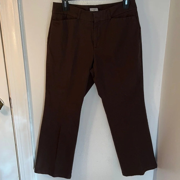 Dockers,Metro Pant,8P, pocketed,ideal fit, brown Straight leg ankle pant. - Picture 1 of 6